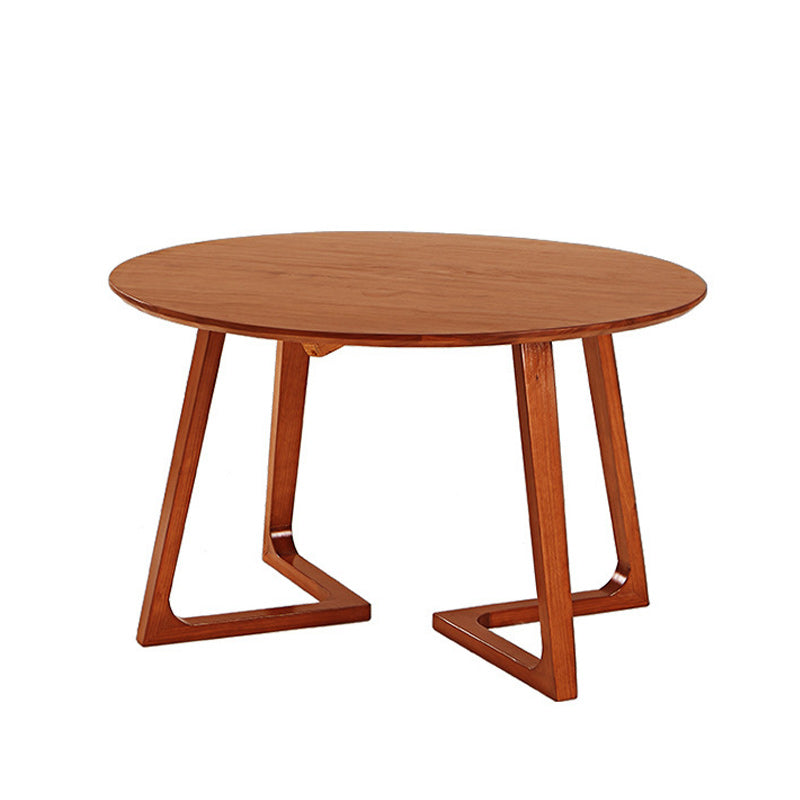 Living Room Simple Style Wood Dining Table Round Dining Table