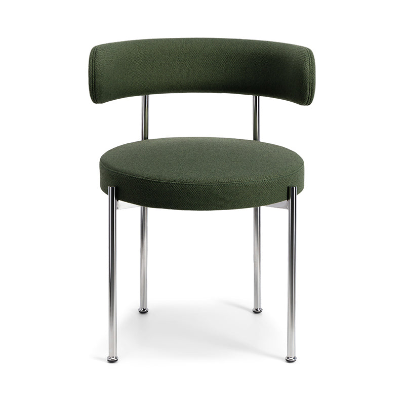 Modern Style Open Back Chair Upholstered Dining Side Chair for Indoor