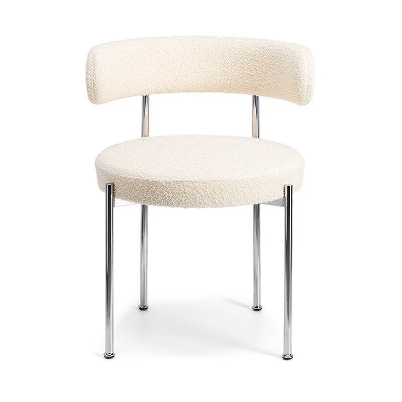 Modern Style Open Back Chair Upholstered Dining Side Chair for Indoor