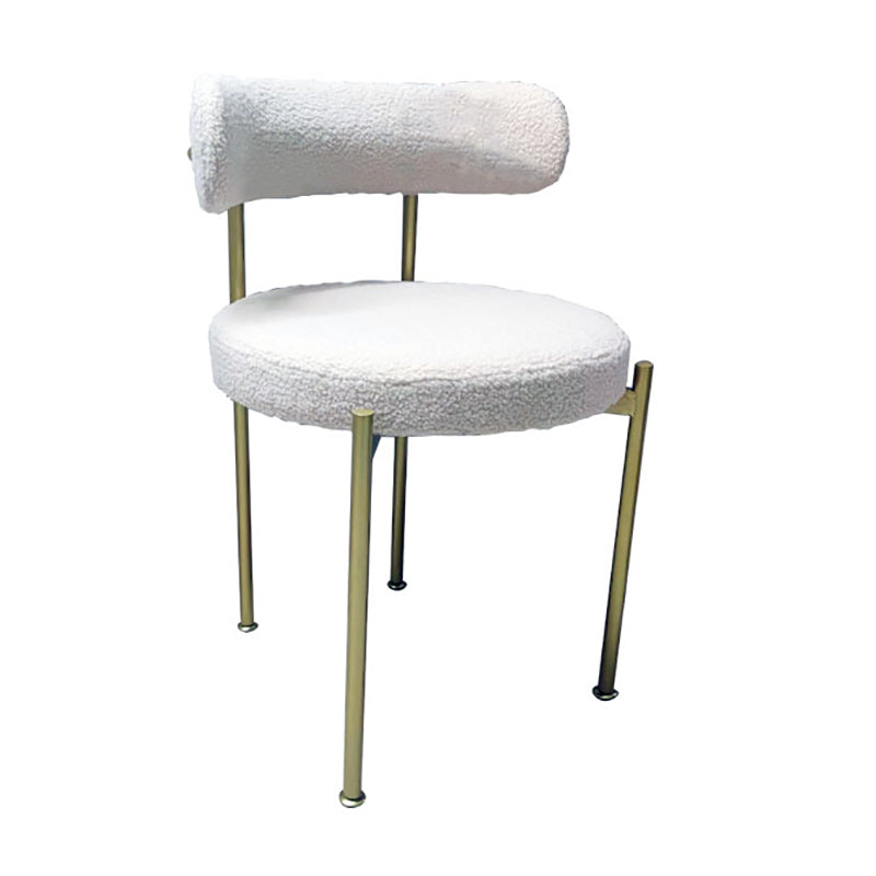 Modern Style Open Back Chair Upholstered Dining Side Chair for Indoor