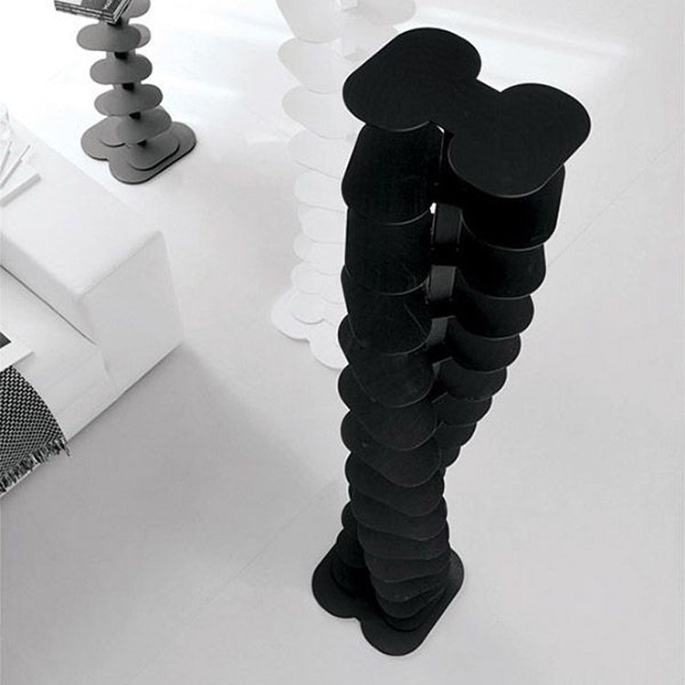 Contemporary Style Metal Bookcase Open Bookshelf for Living Room