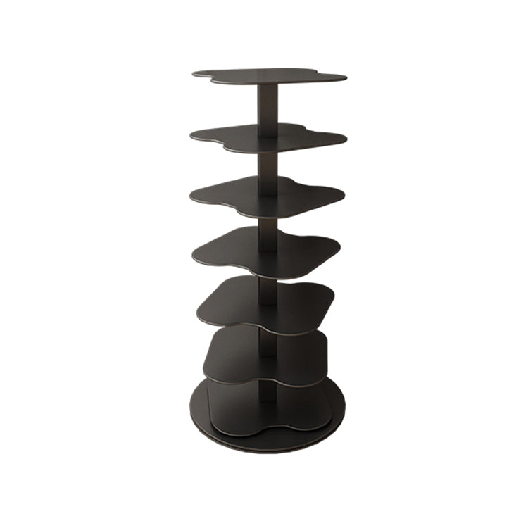Contemporary Style Metal Bookcase Open Bookshelf for Living Room