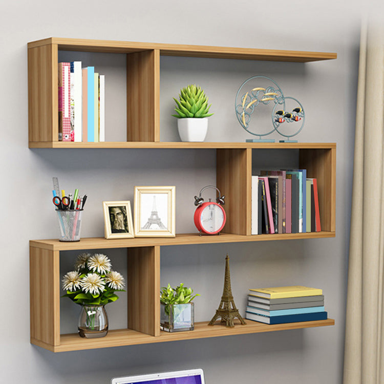 Floating Shelf Bookcase Engineered Wood Book Shelf for Study Room