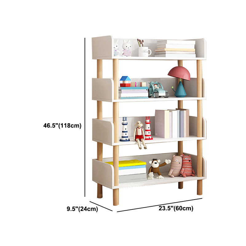 Modern & Contemporary Bookshelf Vertical Shelf Bookcase for Study Room