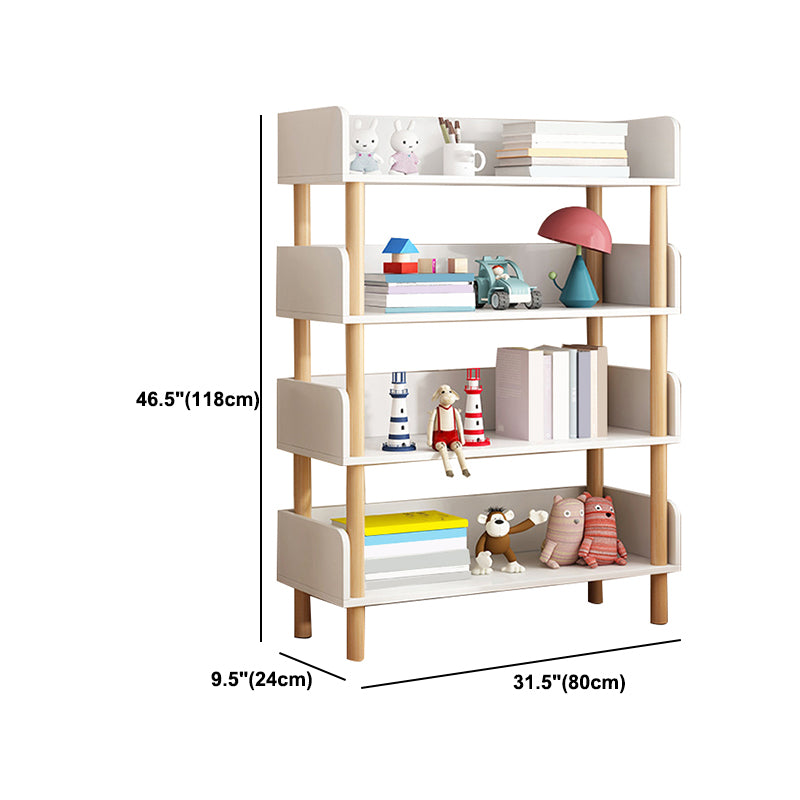 Modern & Contemporary Bookshelf Vertical Shelf Bookcase for Study Room
