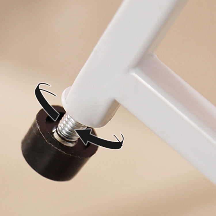 Contemporary Metal Bookcase White Open Bookshelf for Living Room