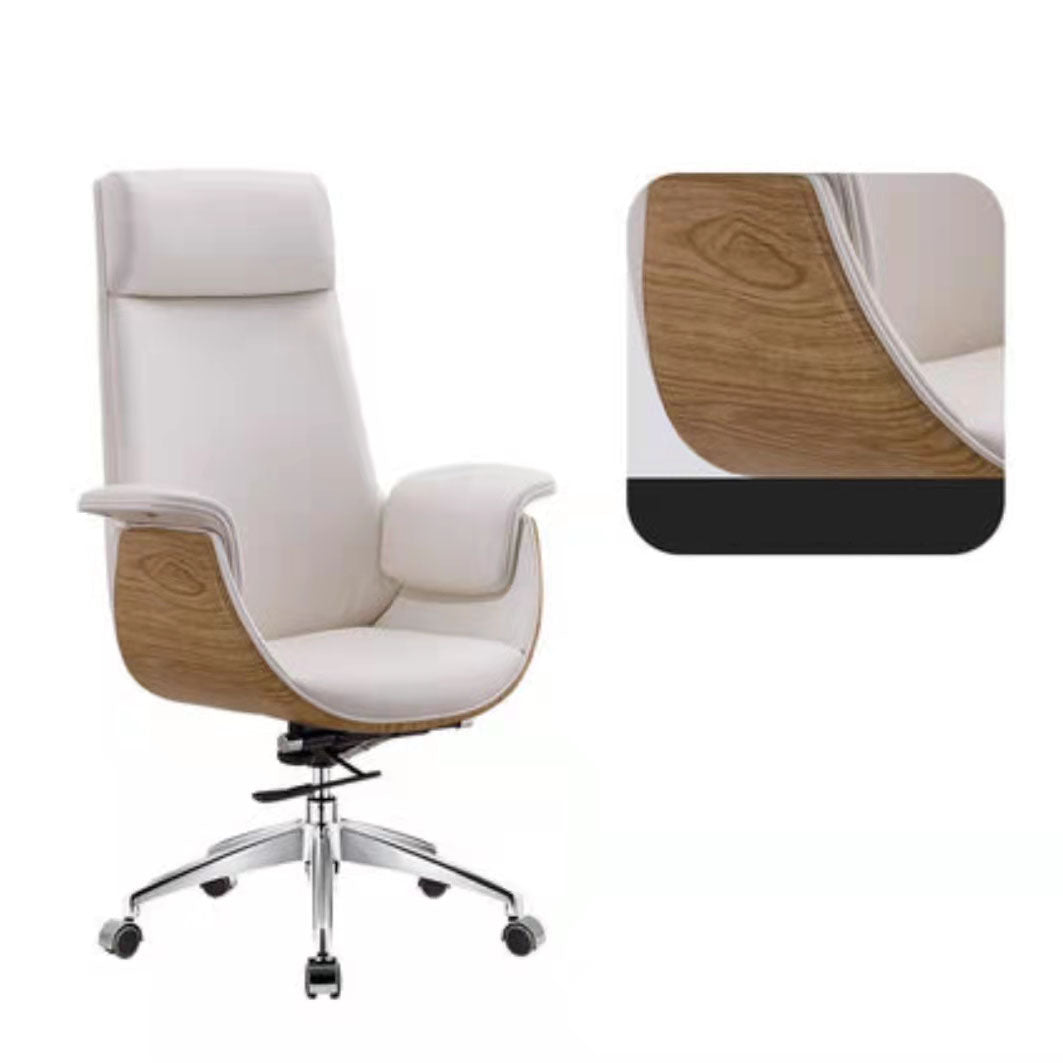 Contemporary Style Office Chair Adjustable Task Chair with Wheels