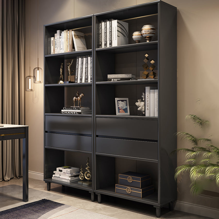 Standard Bookshelf Wooden Shelf Bookcase, 23.62" L x 11.81" W x 66.93" H