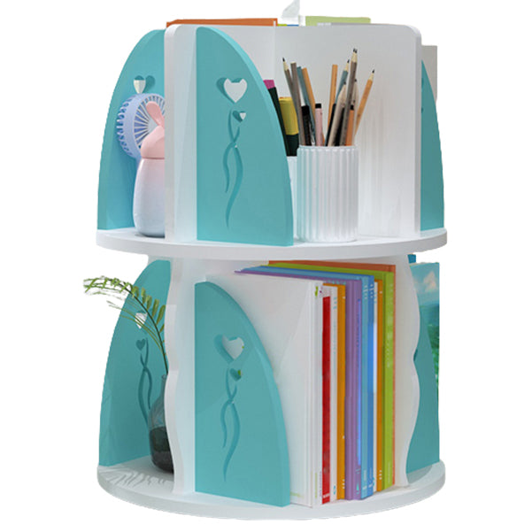 Engineered Wood Shelf Bookcase Contemporary Bookshelf for Office