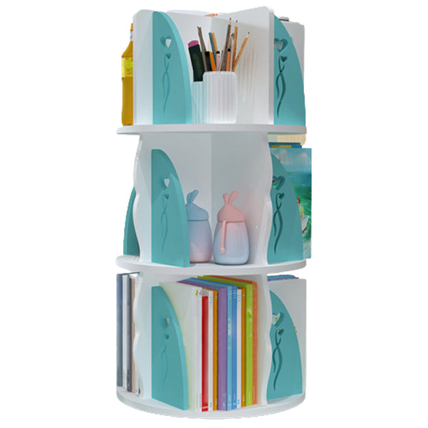 Engineered Wood Shelf Bookcase Contemporary Bookshelf for Office