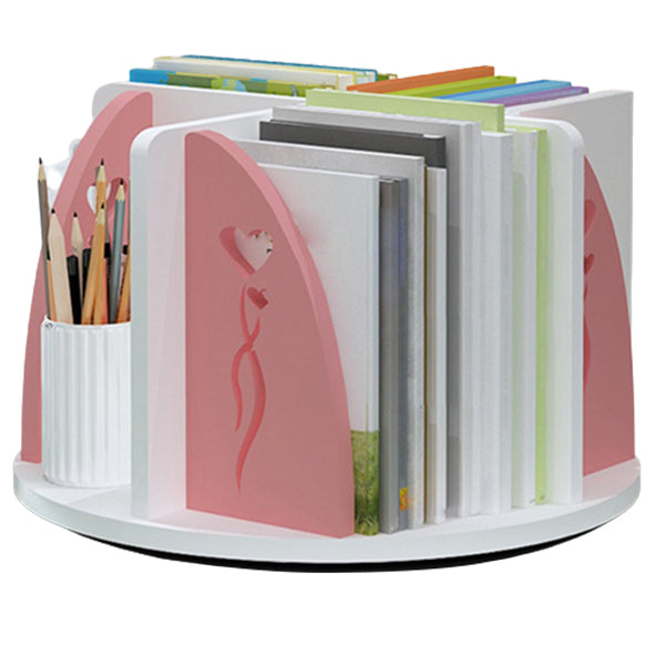 Engineered Wood Shelf Bookcase Contemporary Bookshelf for Office