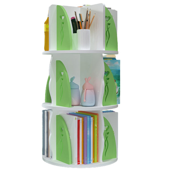 Engineered Wood Shelf Bookcase Contemporary Bookshelf for Office