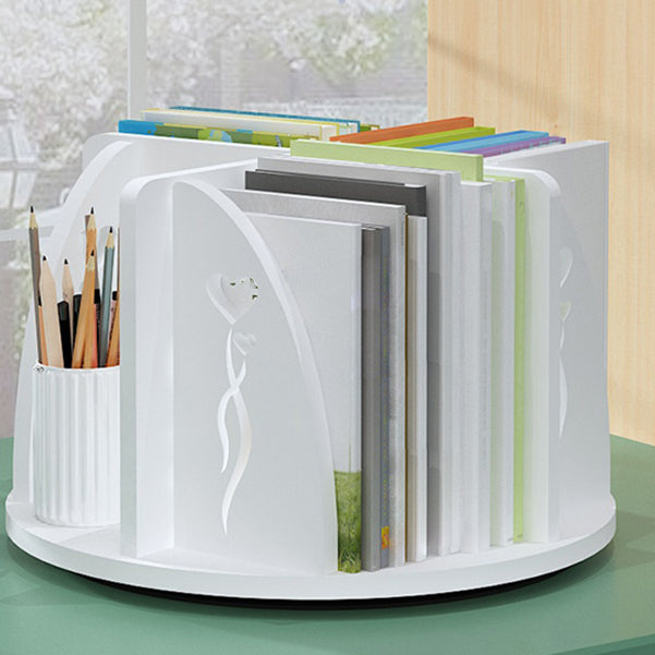 Engineered Wood Shelf Bookcase Contemporary Bookshelf for Office