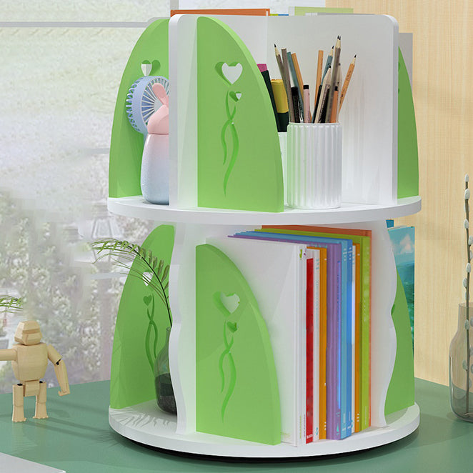 Engineered Wood Shelf Bookcase Contemporary Bookshelf for Office