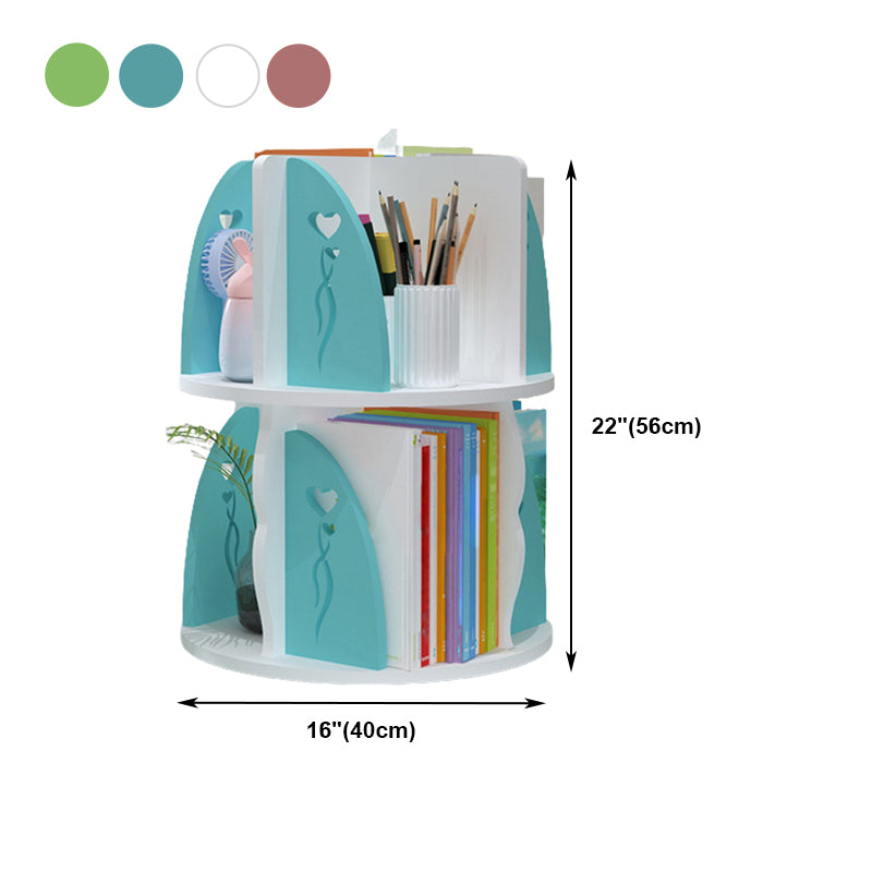 Engineered Wood Shelf Bookcase Contemporary Bookshelf for Office