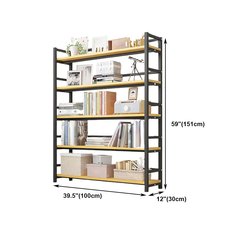 Etagere Bookshelf Modern Open Back Shelf Bookcase for Home Office