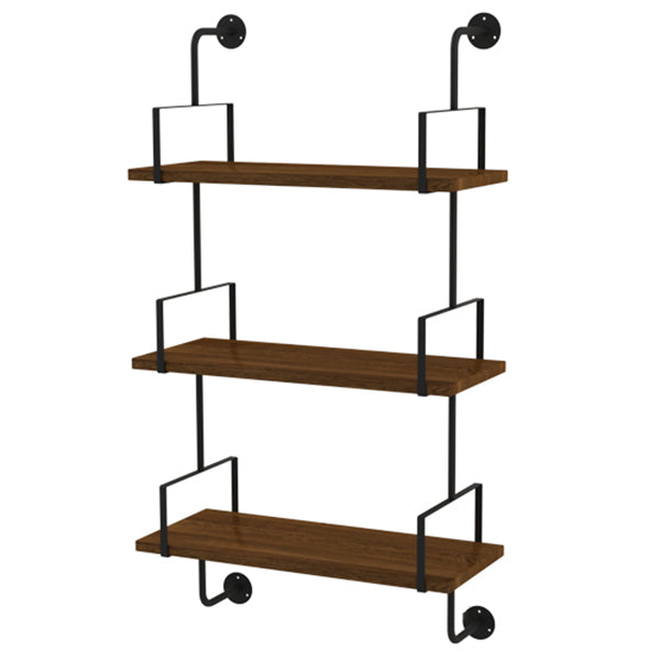 9.87"W Bookshelf Contemporary Style Wall Mounted Bookcase for Home Study Room