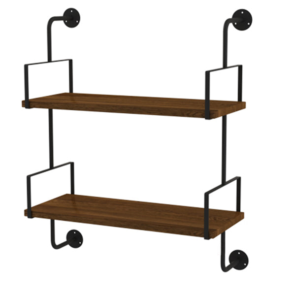 9.87"W Bookshelf Contemporary Style Wall Mounted Bookcase for Home Study Room