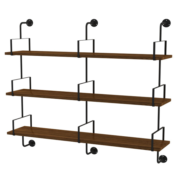 9.87"W Bookshelf Contemporary Style Wall Mounted Bookcase for Home Study Room