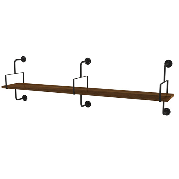 9.87"W Bookshelf Contemporary Style Wall Mounted Bookcase for Home Study Room