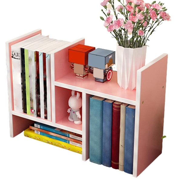 Modern Style 17.8"H Bookshelf Open Back Wood Bookcase for Home Office