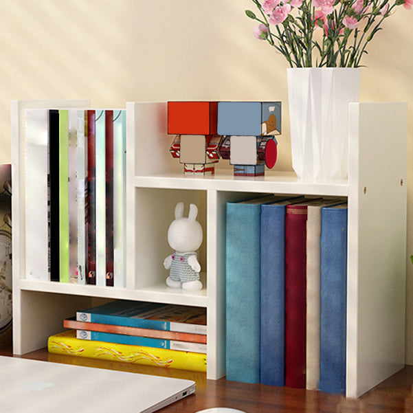 Modern Style 17.8"H Bookshelf Open Back Wood Bookcase for Home Office