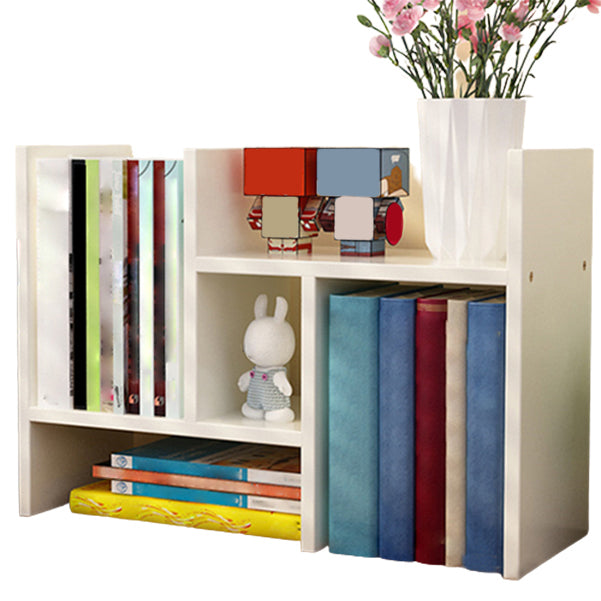 Modern Style 17.8"H Bookshelf Open Back Wood Bookcase for Home Office