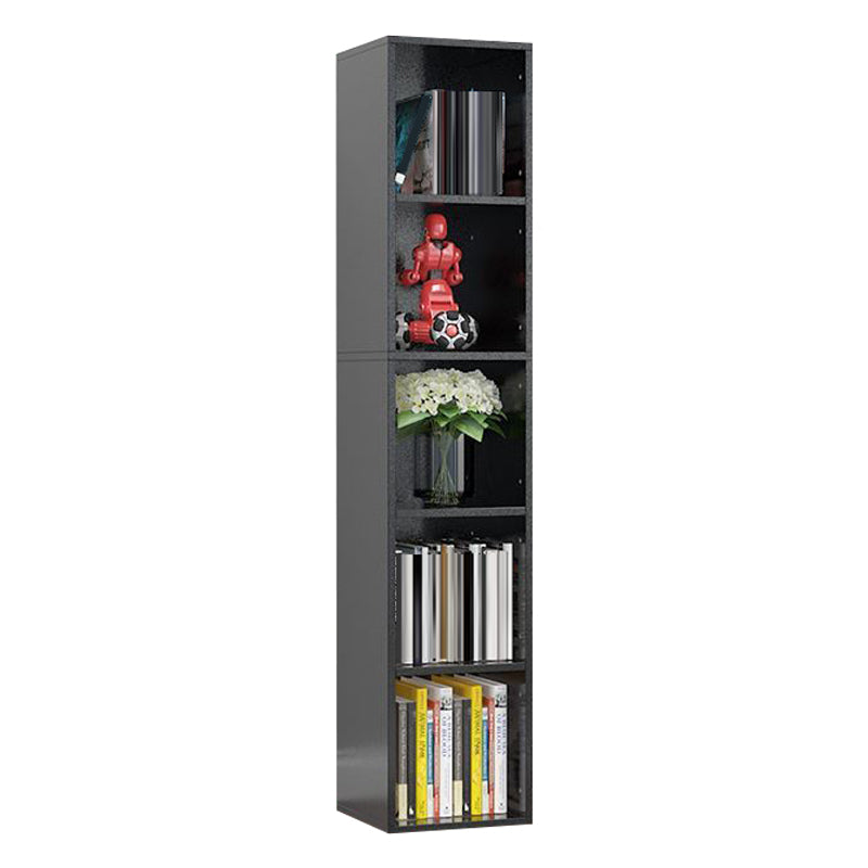 11.81"W Bookshelf Closed Back Contemporary Style Bookcase for Home Office