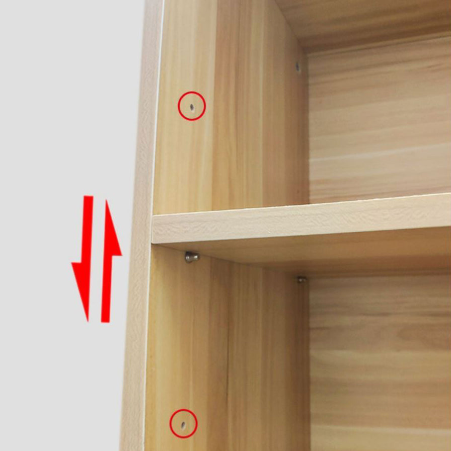 11.81"W Bookshelf Closed Back Contemporary Style Bookcase for Home Office