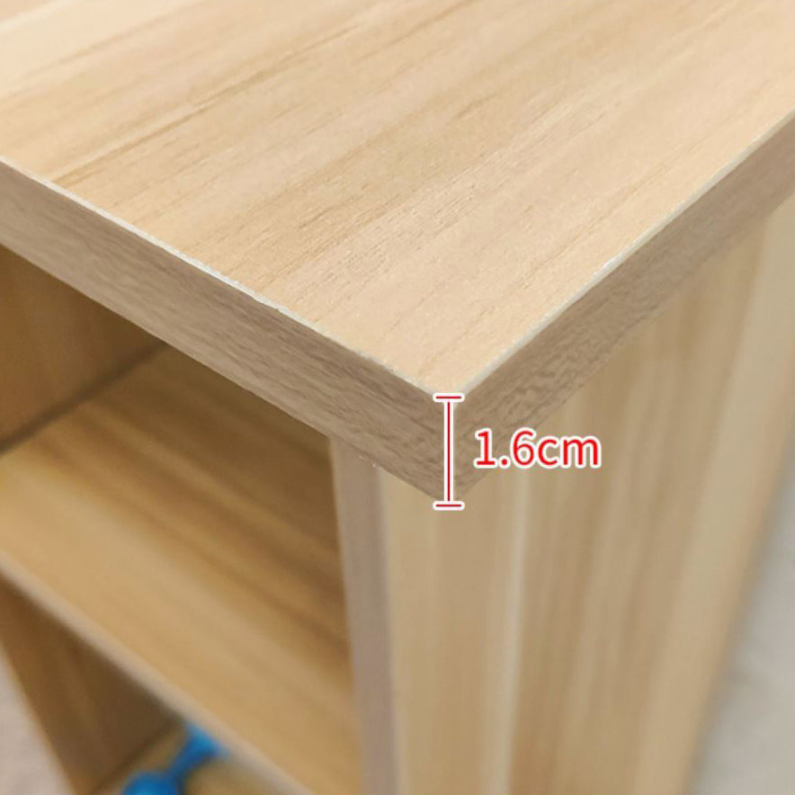 11.81"W Bookshelf Closed Back Contemporary Style Bookcase for Home Office