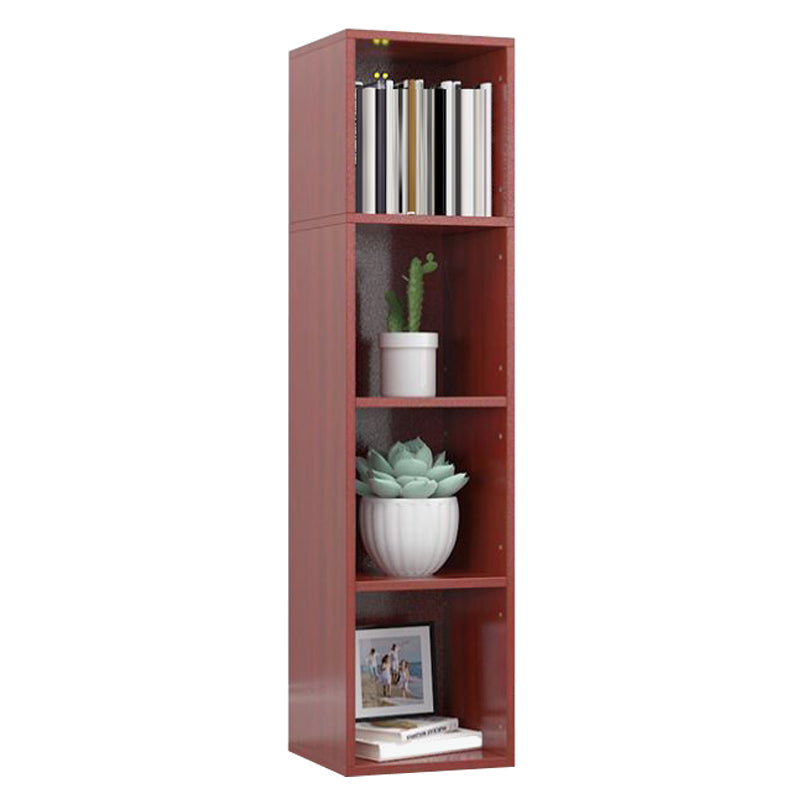 11.81"W Bookshelf Closed Back Contemporary Style Bookcase for Home Office