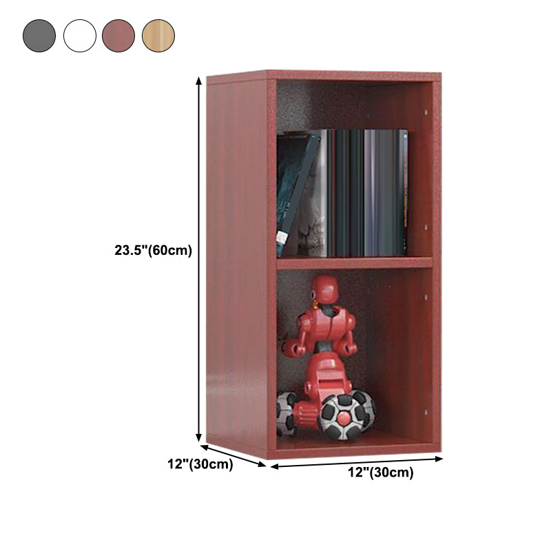 11.81"W Bookshelf Closed Back Contemporary Style Bookcase for Home Office