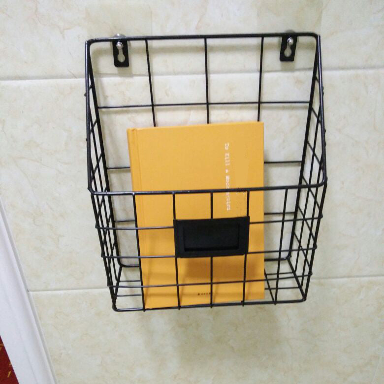 Wall Mounted Bookshelf Contemporary Style Bookcase for Home Study Room