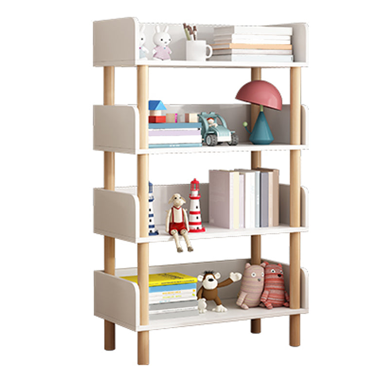 Modern Style Bookshelf Engineer Wood Open Back Bookcase for Home