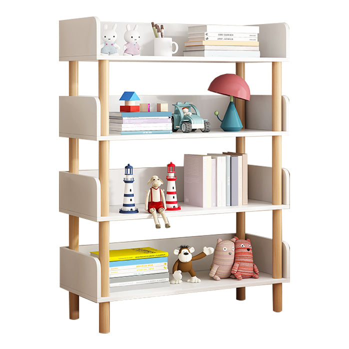 Modern Style Bookshelf Engineer Wood Open Back Bookcase for Home