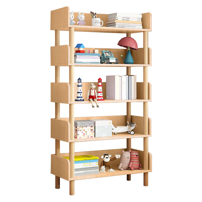 Modern Style Bookshelf Engineer Wood Open Back Bookcase for Home