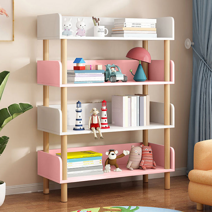 Modern Style Bookshelf Engineer Wood Open Back Bookcase for Home