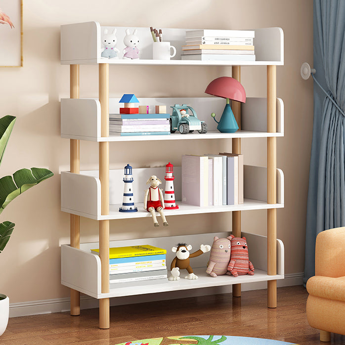Modern Style Bookshelf Engineer Wood Open Back Bookcase for Home