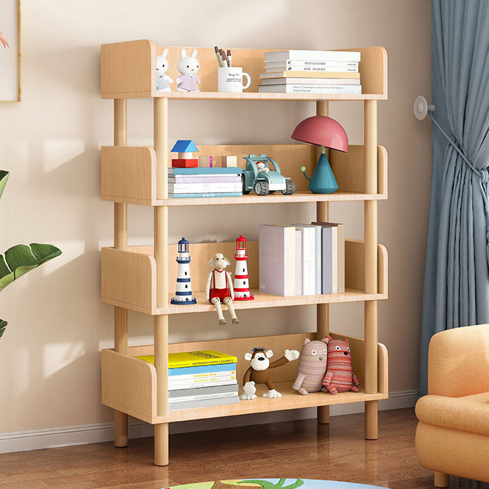 Modern Style Bookshelf Engineer Wood Open Back Bookcase for Home