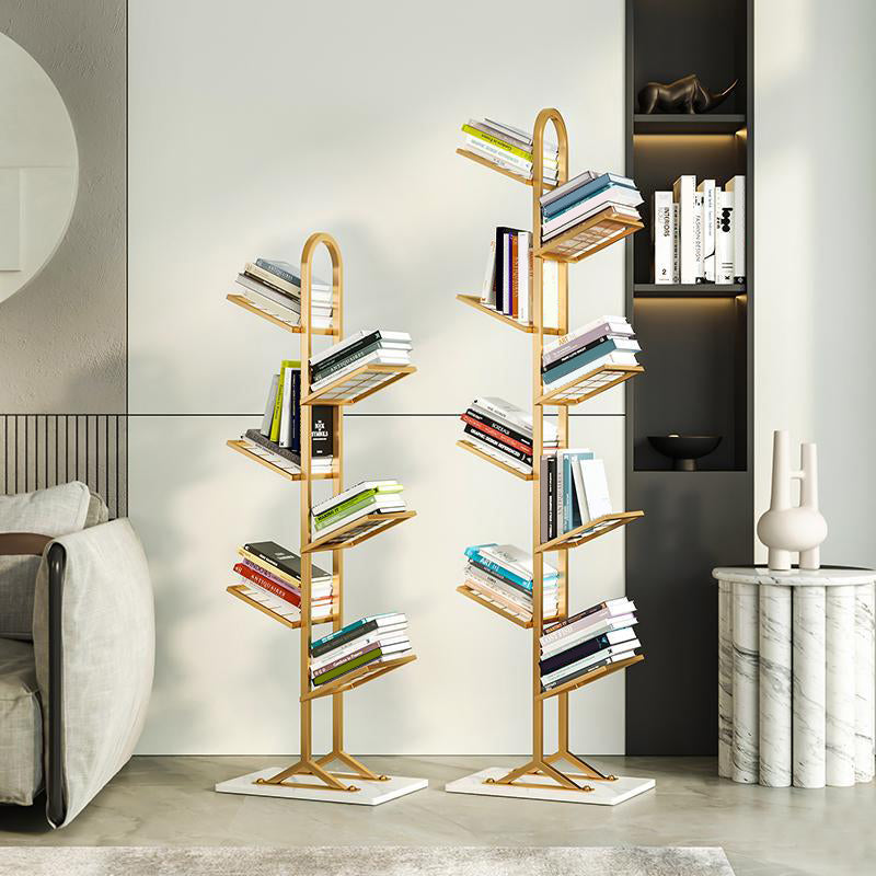 9.49"W Bookshelf Invisible Contemporary Style Bookcase for Office Home