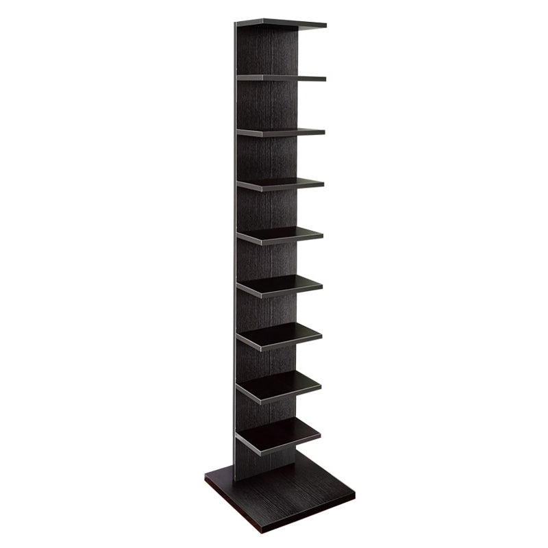 13.78"W Bookshelf Invisible Contemporary Style Bookcase for Office Home