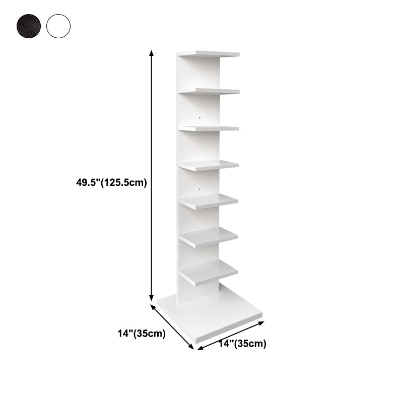 13.78"W Bookshelf Invisible Contemporary Style Bookcase for Office Home