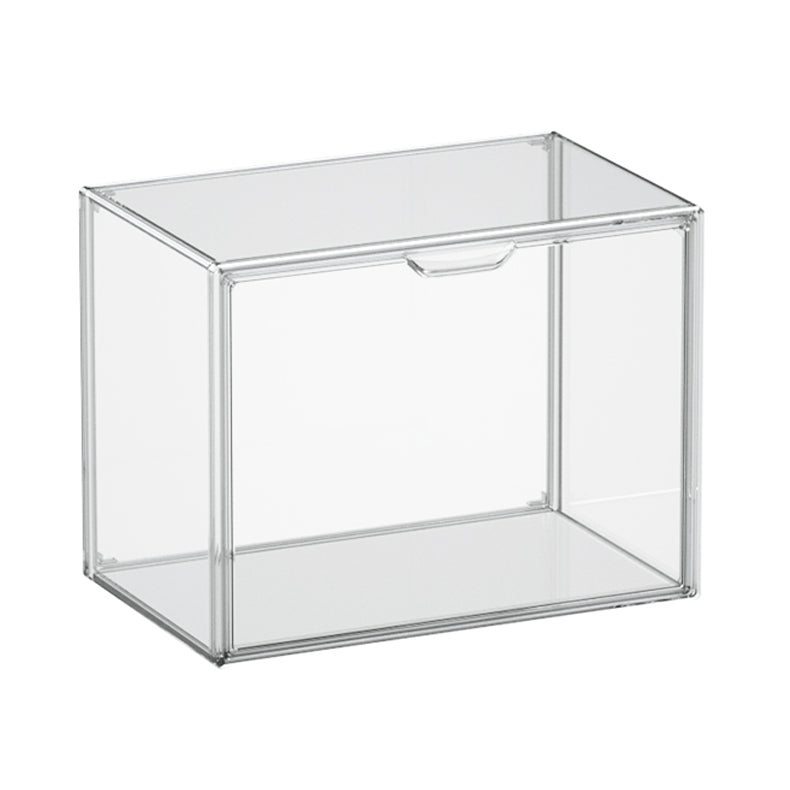 Modern Style Bookshelf Stackable Plastic Bookcase for Home Office