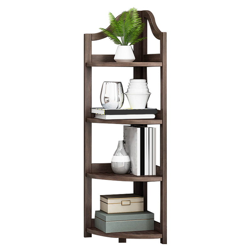Corner Book Shelf Vertical Modern Shelf Bookcase for Study Room