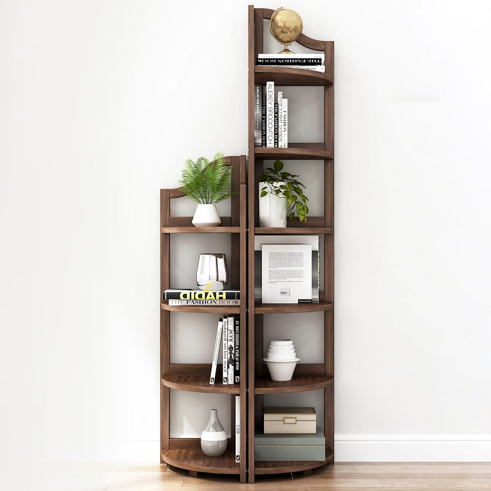 Corner Book Shelf Vertical Modern Shelf Bookcase for Study Room