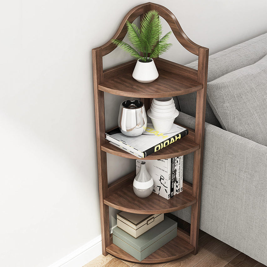 Corner Book Shelf Vertical Modern Shelf Bookcase for Study Room