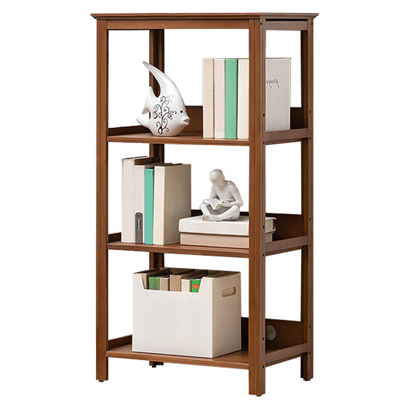 Modern Open Bookshelf Rectangle Wood Bookcase with Shelves for Home