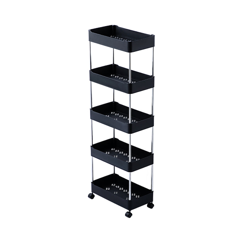 Plastic Bookshelf Contemporary Style Bookcase Open Shelf Bookcase for Study Room Office
