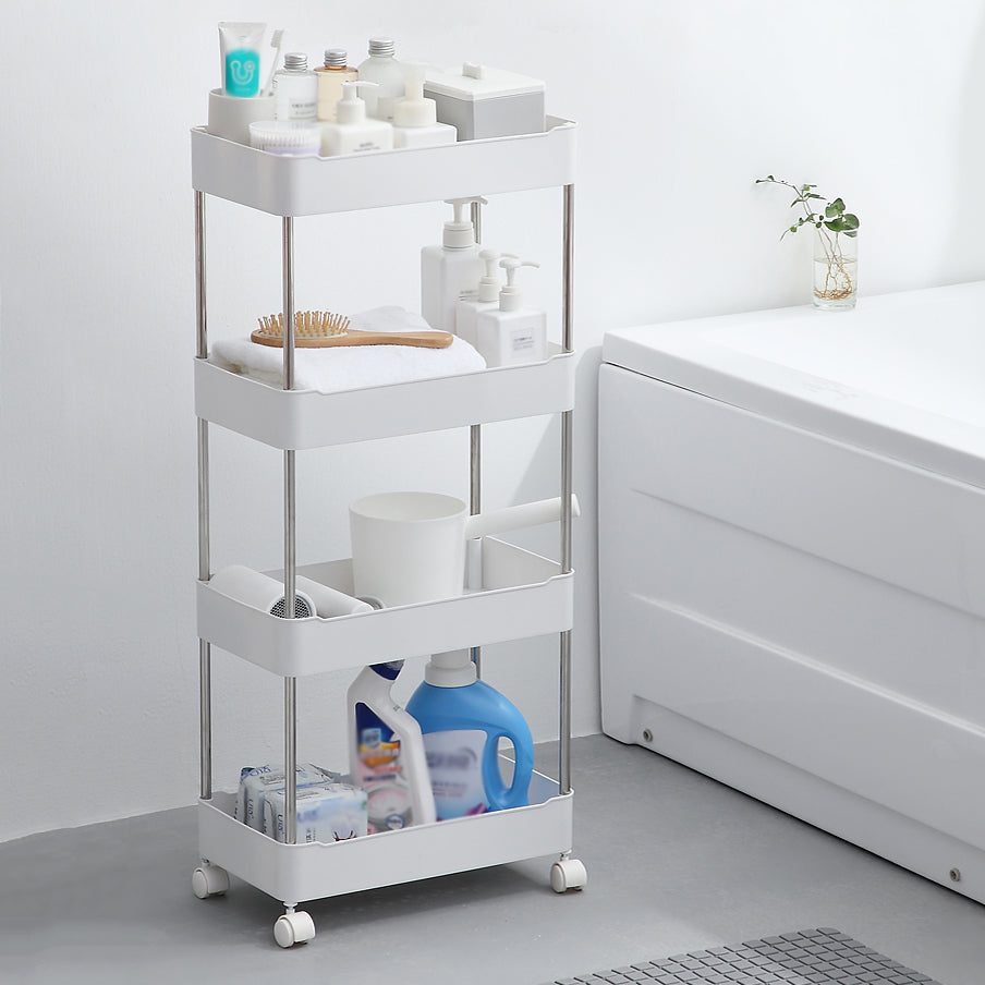 Plastic Bookshelf Contemporary Style Bookcase Open Shelf Bookcase for Study Room Office