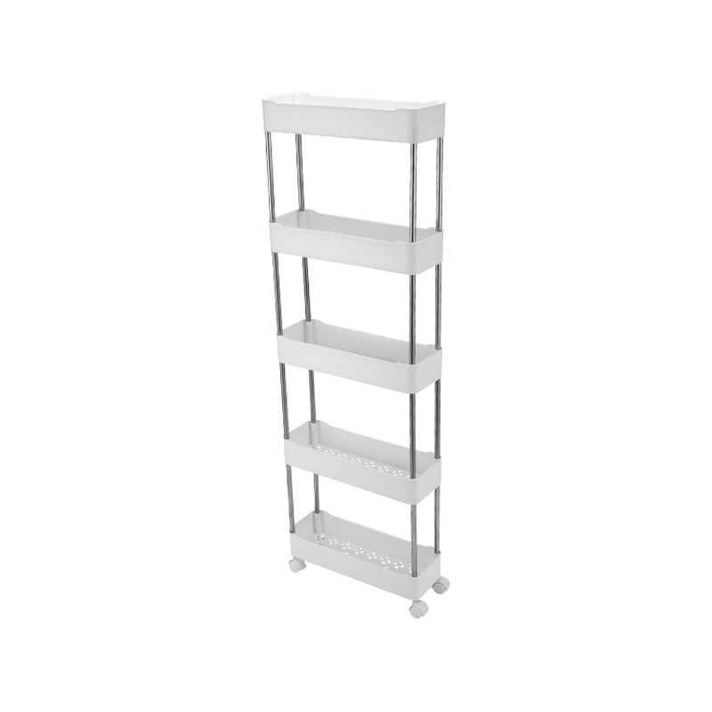 Plastic Bookshelf Contemporary Style Bookcase Open Shelf Bookcase for Study Room Office